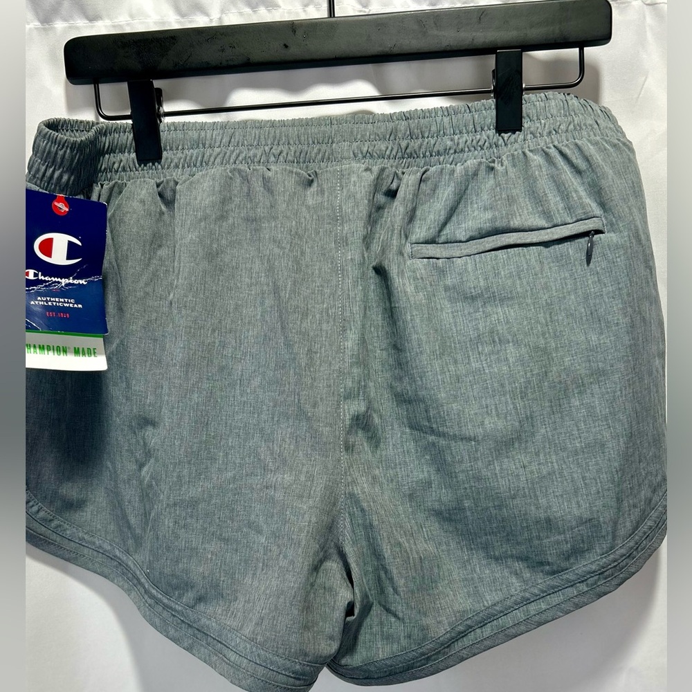 Champion Gray Athletic Shorts with Elastic Waistband